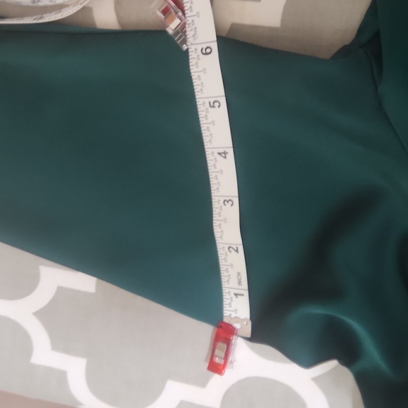 H&M Draped Blouse Green XS - Picture 16 of 16